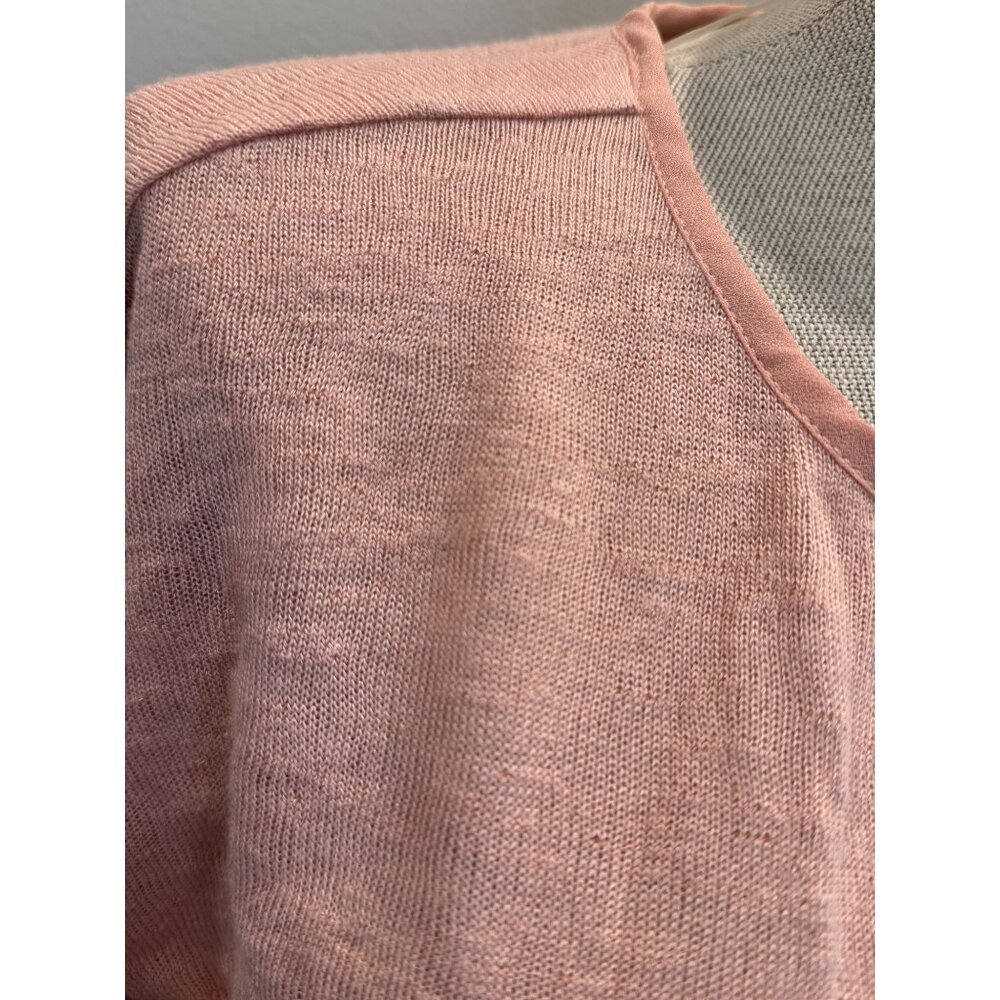 Sanctuary NWT Split Neck Top in Peach Size XS - Picture 2 of 6